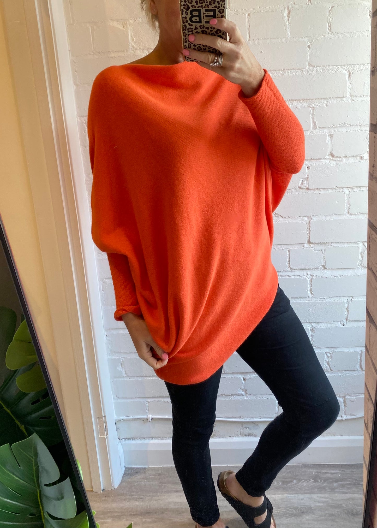 Asymmetric Batwing Jumper (Lots of Colours)