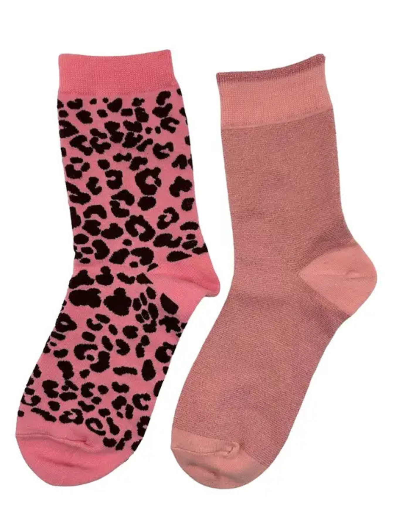 Red/Pink Stripe & Plain Sock Box Duo