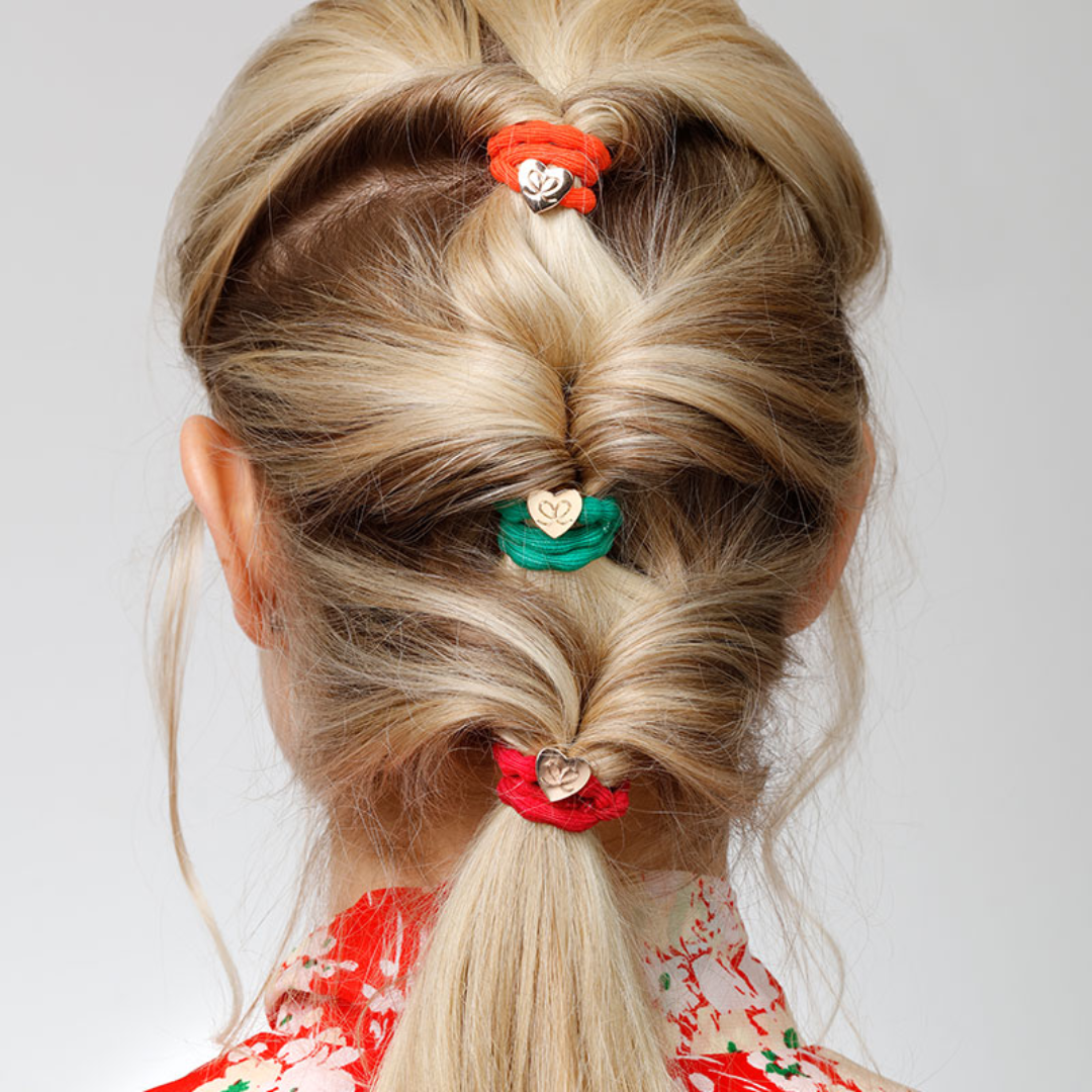 Christmas Present Set Hair Ties & Wrist Bands