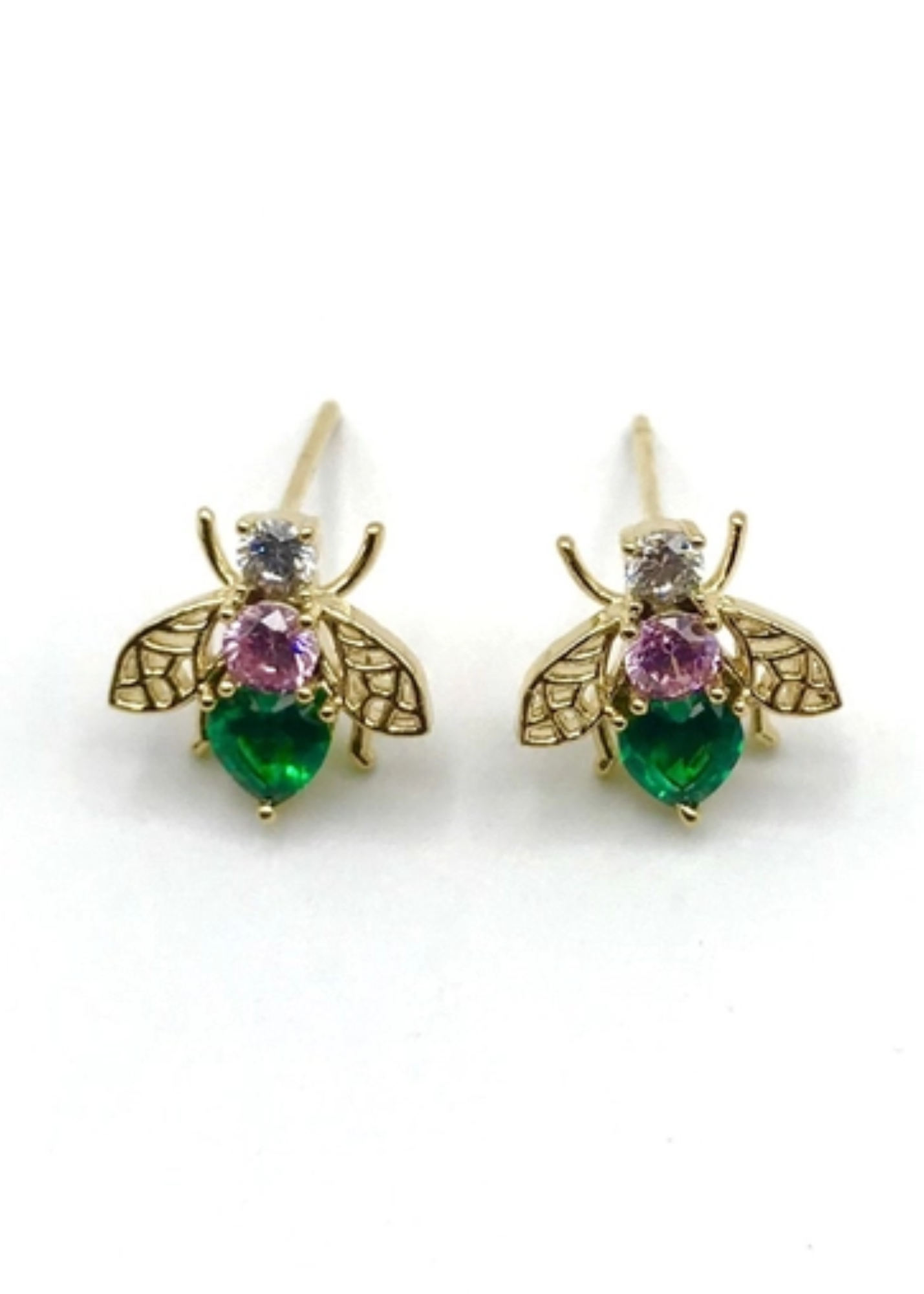 Nouveau Bejewelled Bee Necklace