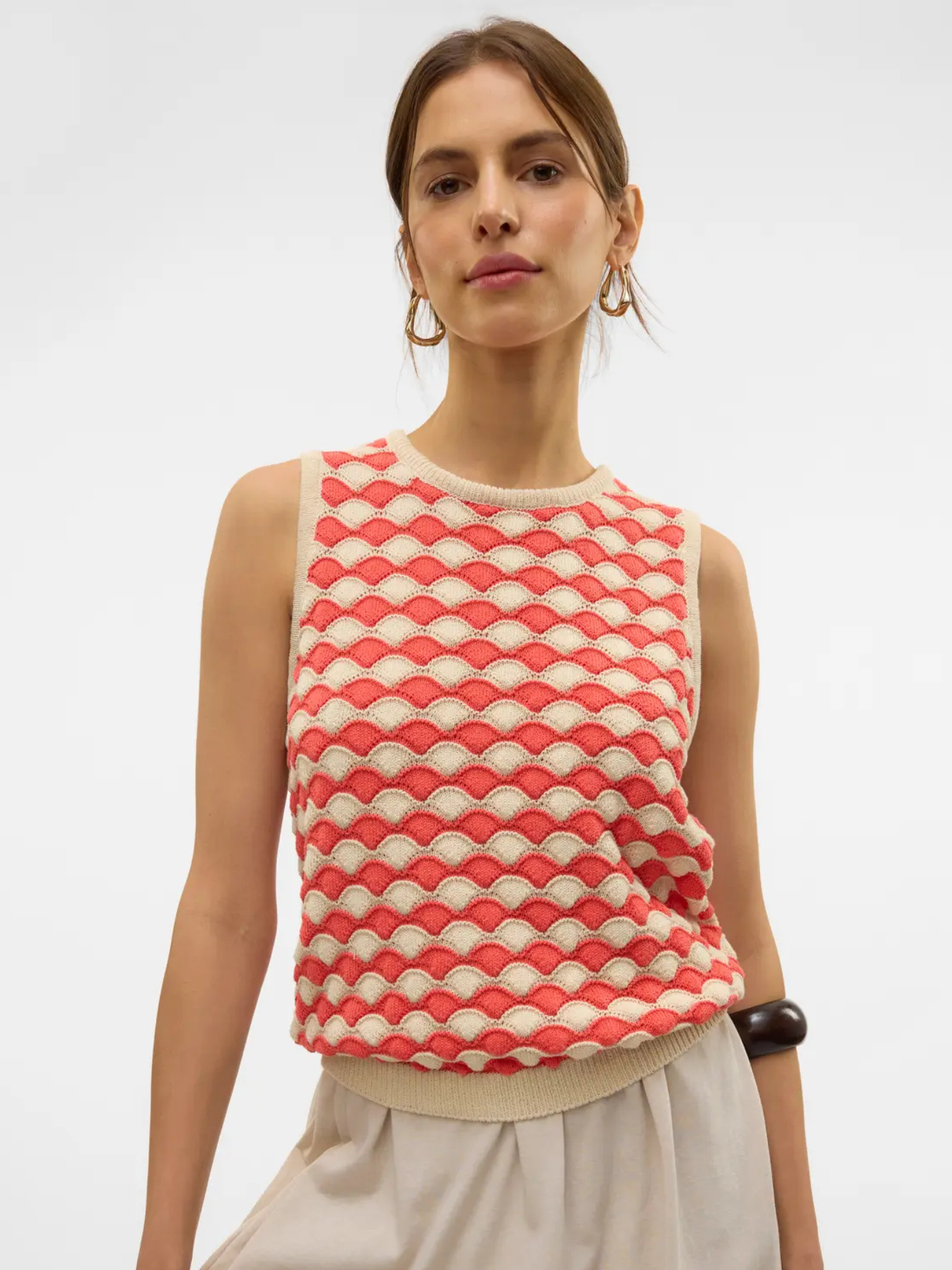 Carry Stone/Green Tank Top