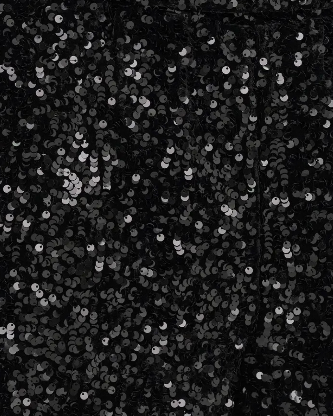 Black Sequin Shorts
