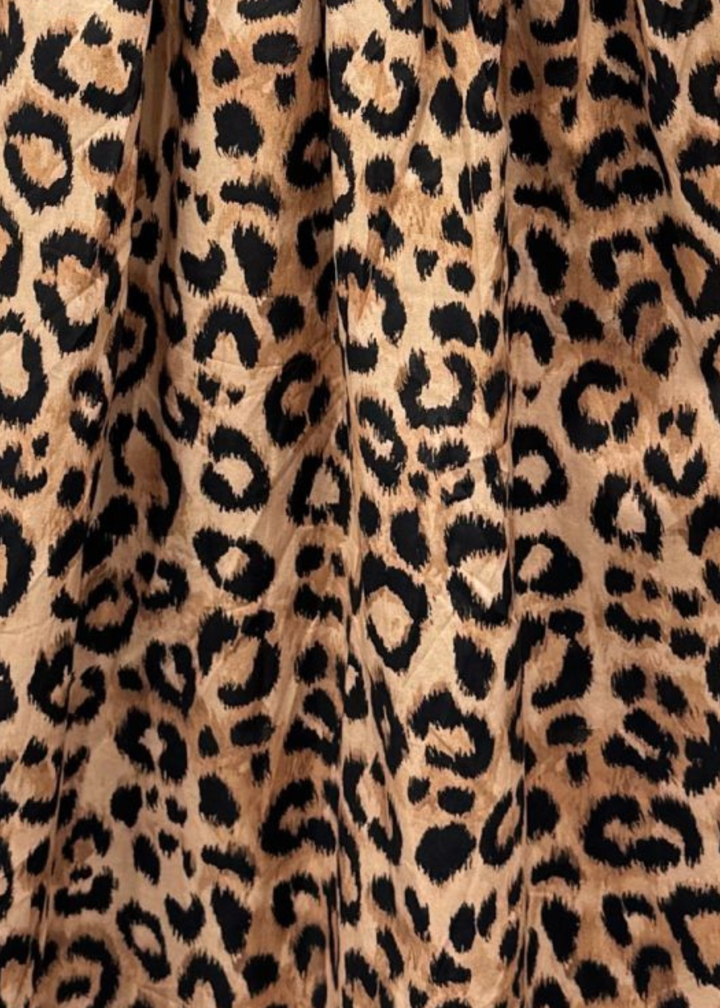 Leopard Boho Tie Shoulder Midi Dress