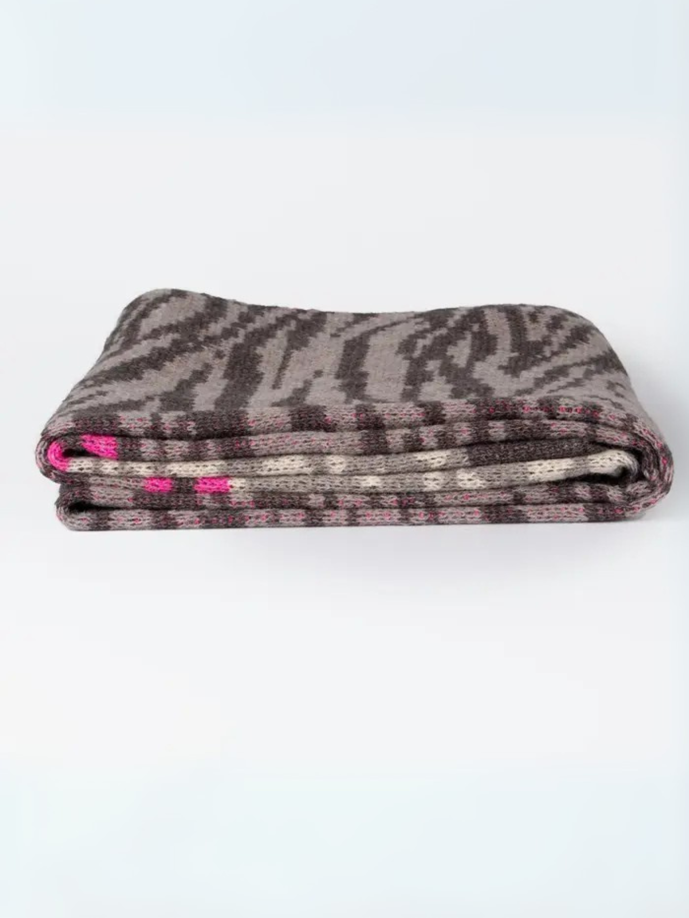 Fuchsia/Orange Tiger & Leopard Scarf