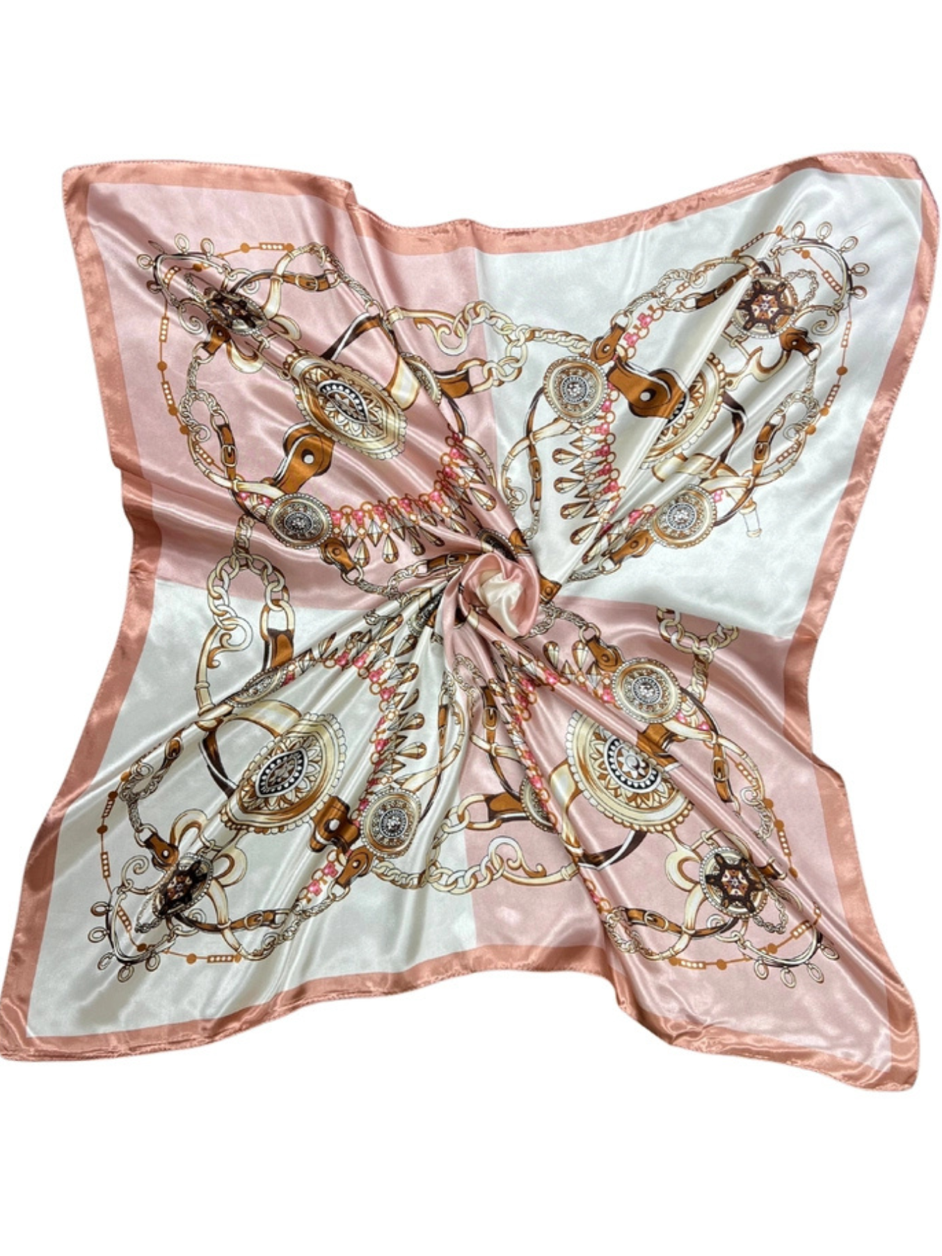 Blue Jewellery Silk Touch Square Scarf