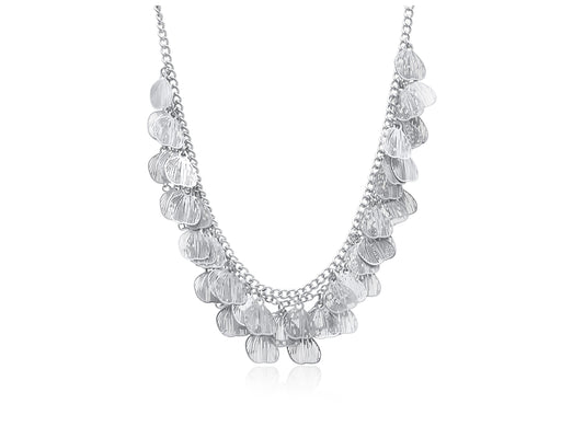 Gold Livia Petal Blossom Statement Necklace