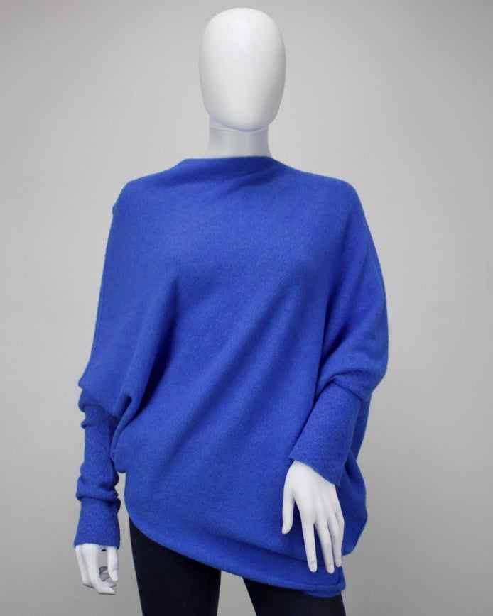 Asymmetric Batwing Jumper (Lots of Colours)