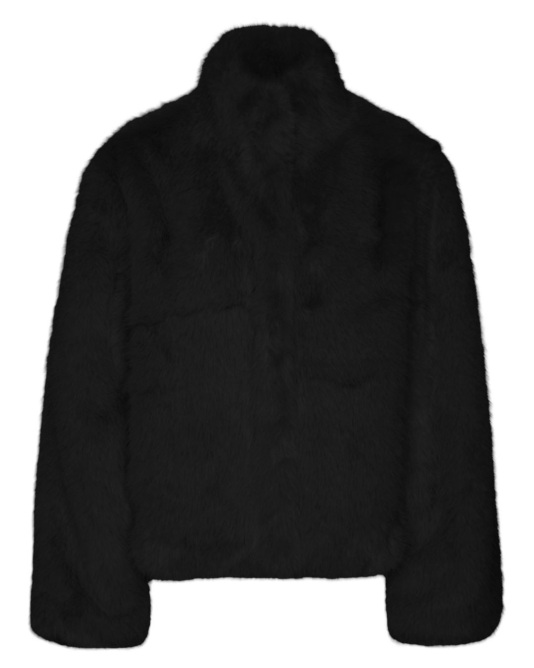 Black Monroe Faux Fur Jacket