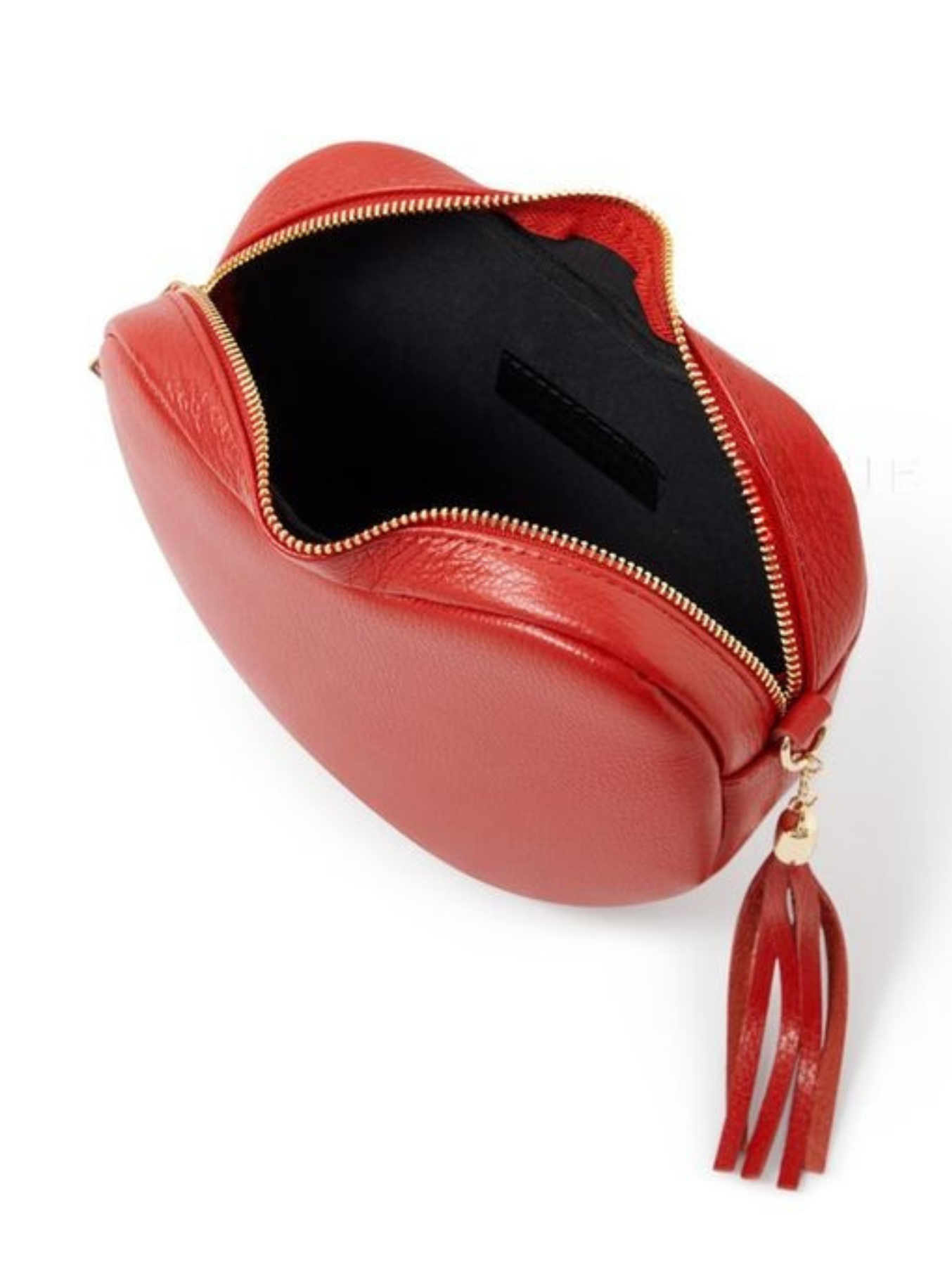 Animal Leather Heart Crossbody Bag