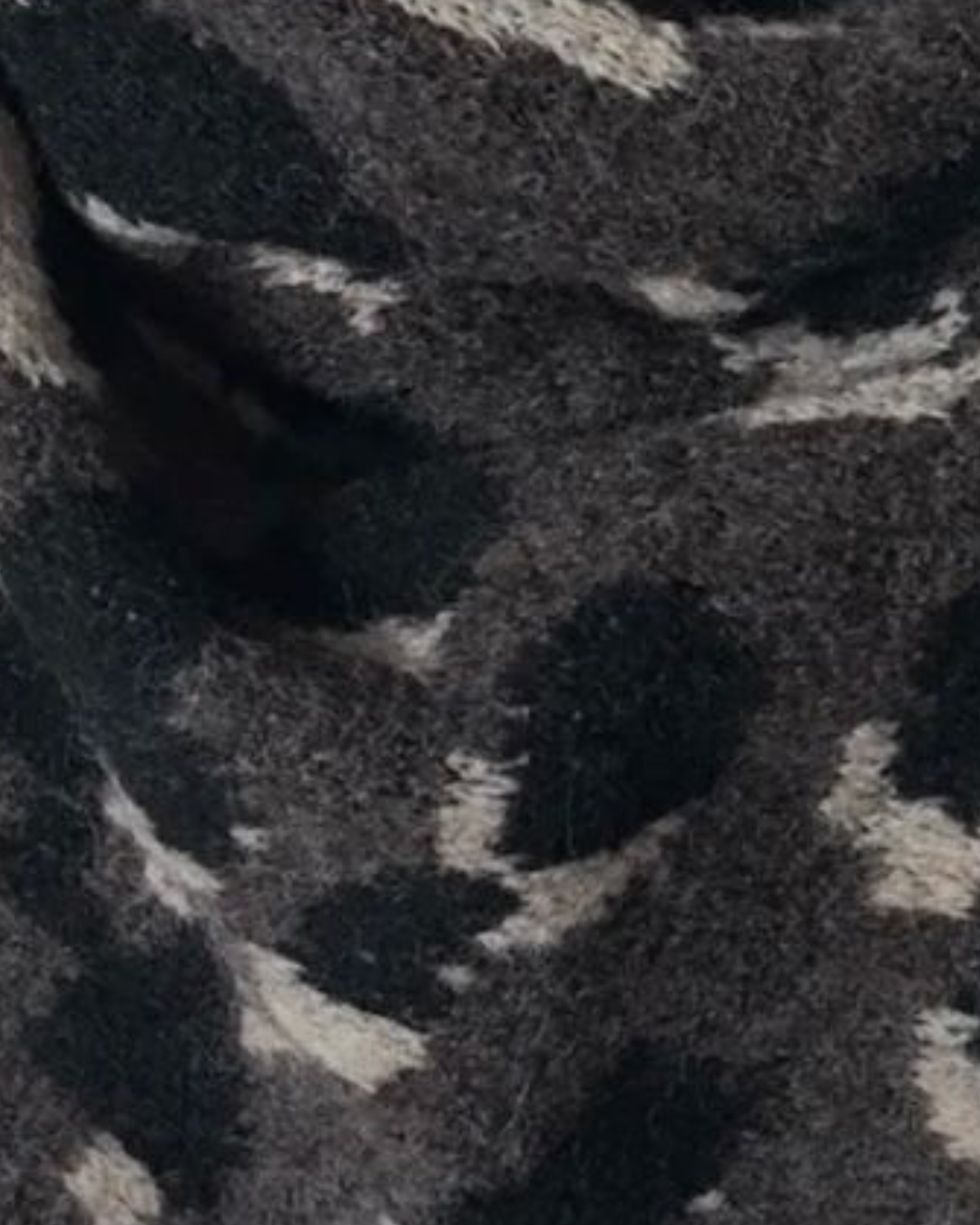 Camel Triangle Leopard Print Scarf