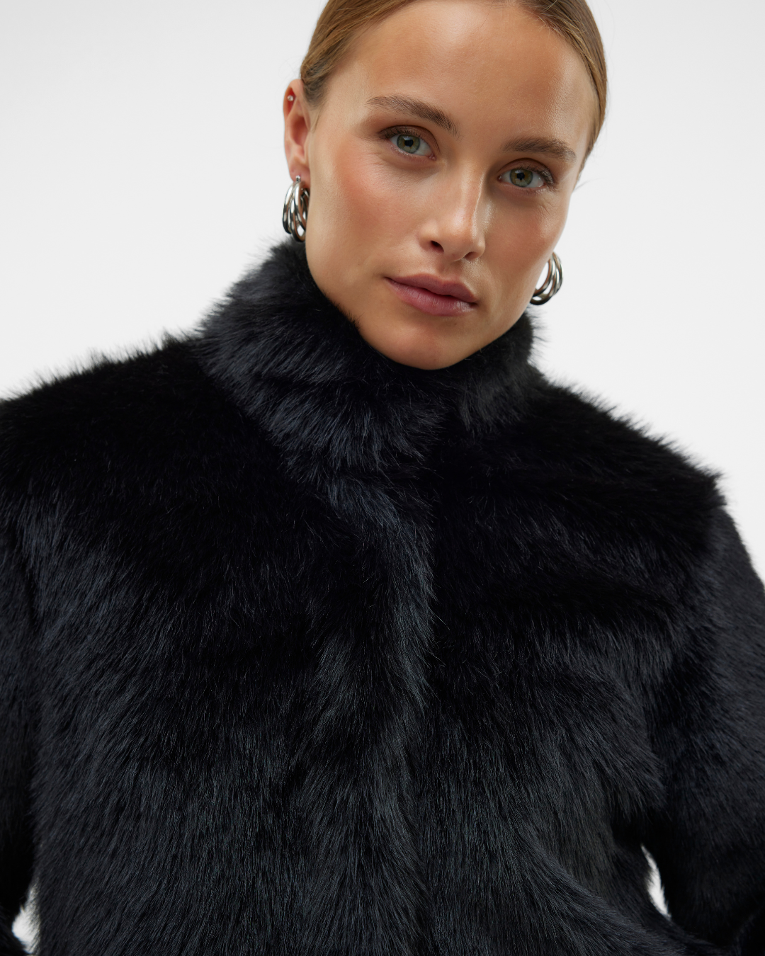 Chocolate Monroe Faux Fur Jacket