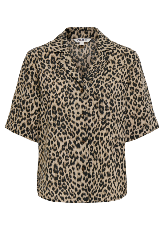 Classic Leopard S/Sleeve Blouse