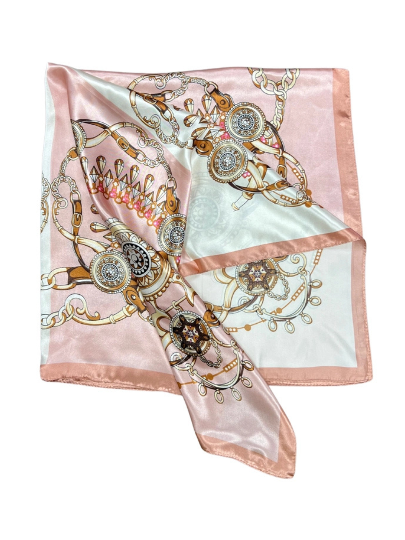 Blue Jewellery Silk Touch Square Scarf