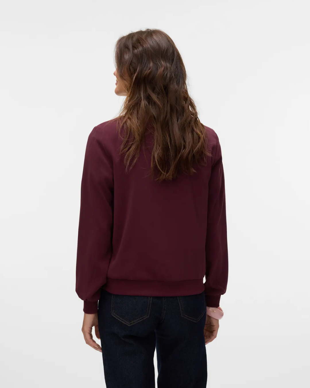 Wine Coco L/S Bomber Jacket