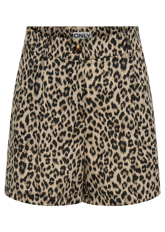 Classic Leopard Tailored Shorts