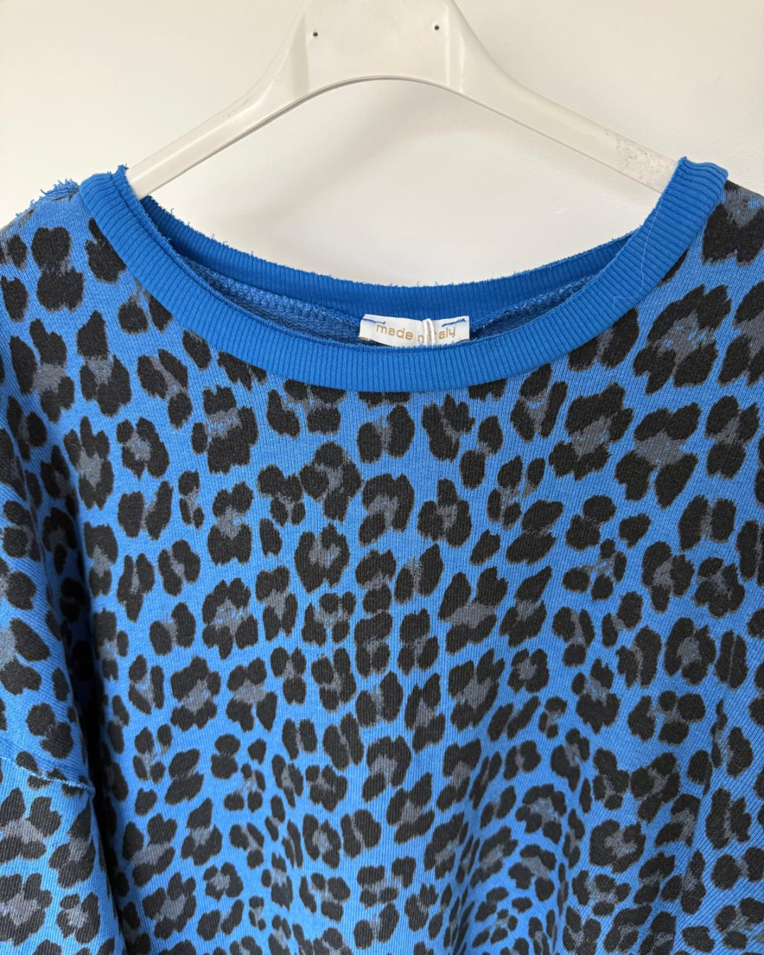 Khaki Leopard Oversized Sweatshirt