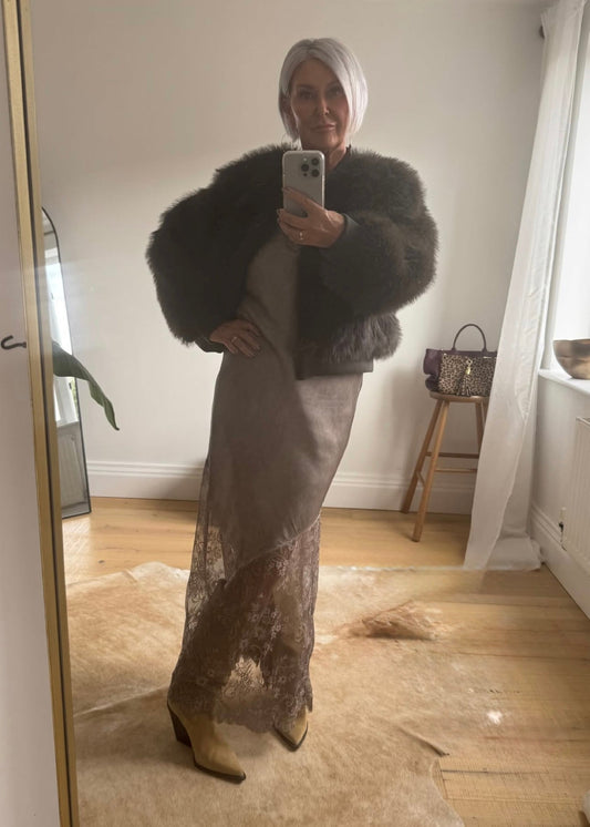 Manny Phantom Faux Fur Bomber Jacket