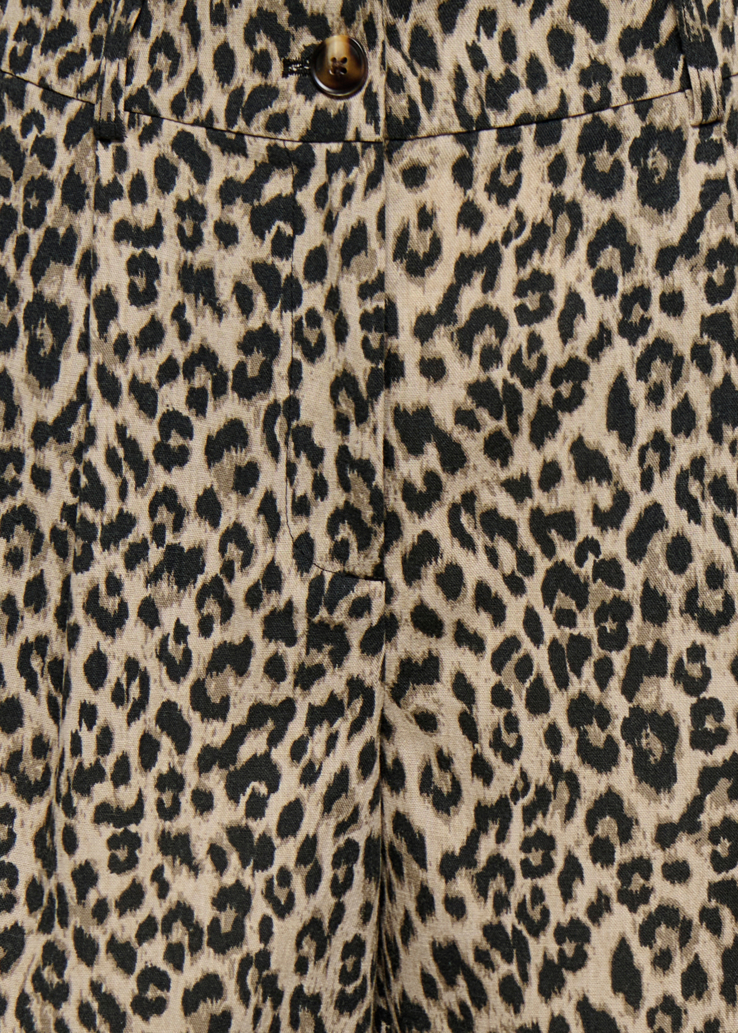 Classic Leopard Tailored Shorts