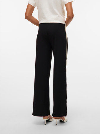 Berlin Mink Panel Wide Leg Trousers