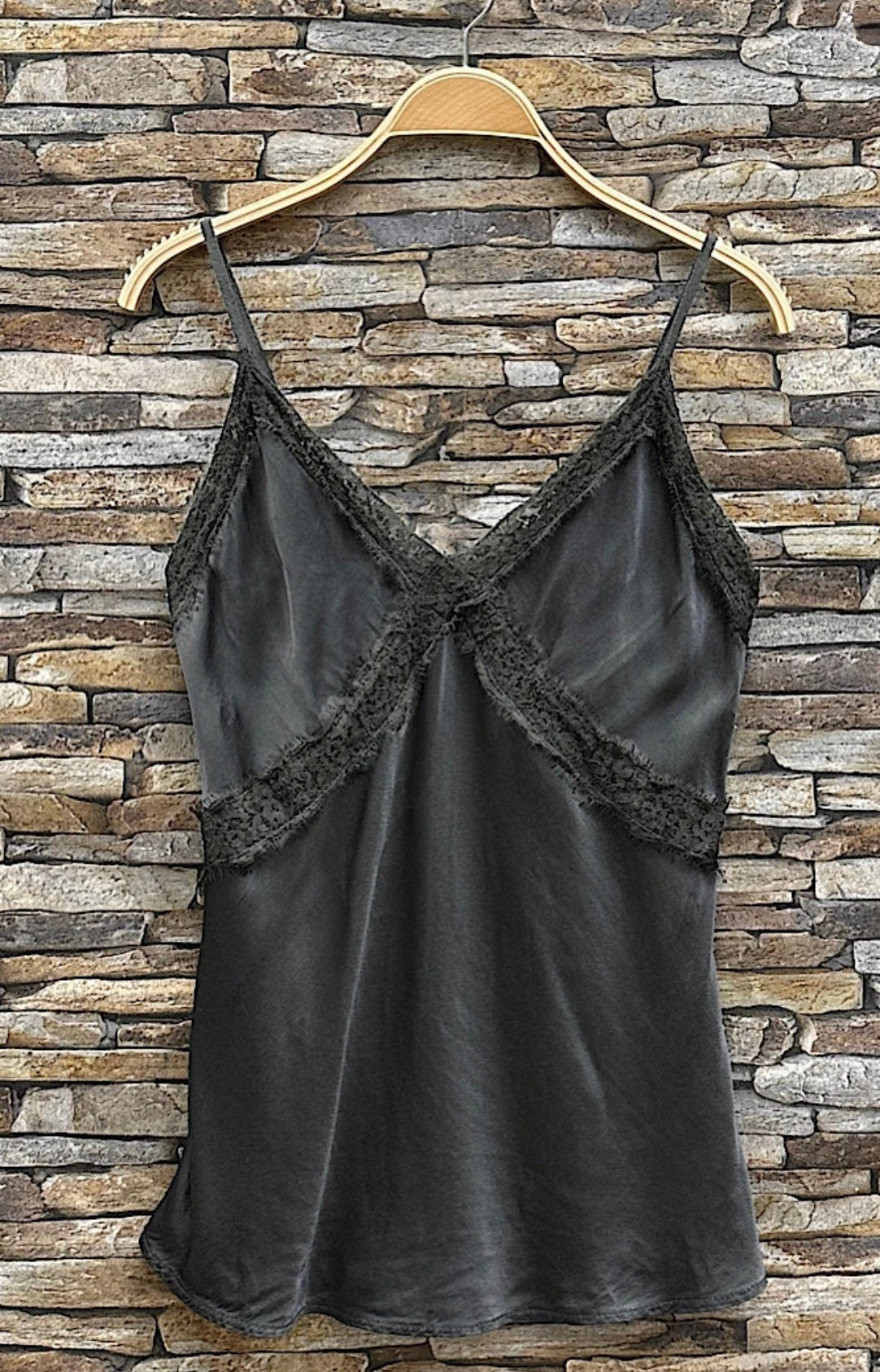 Lace Satin Cami Top