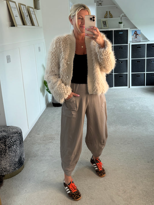 Sand Slim Barrel Cargo Joggers