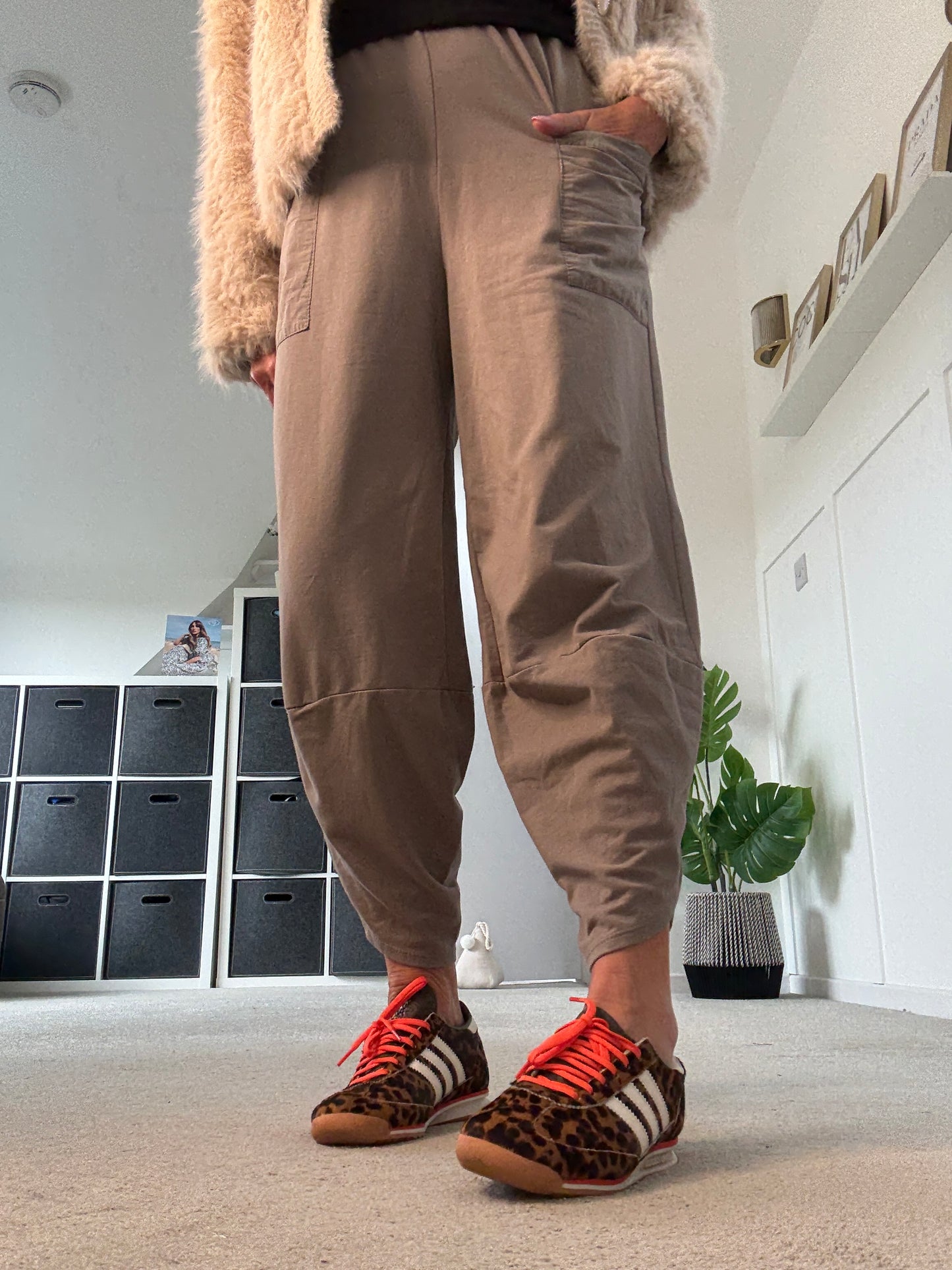 Sand Slim Barrel Cargo Joggers