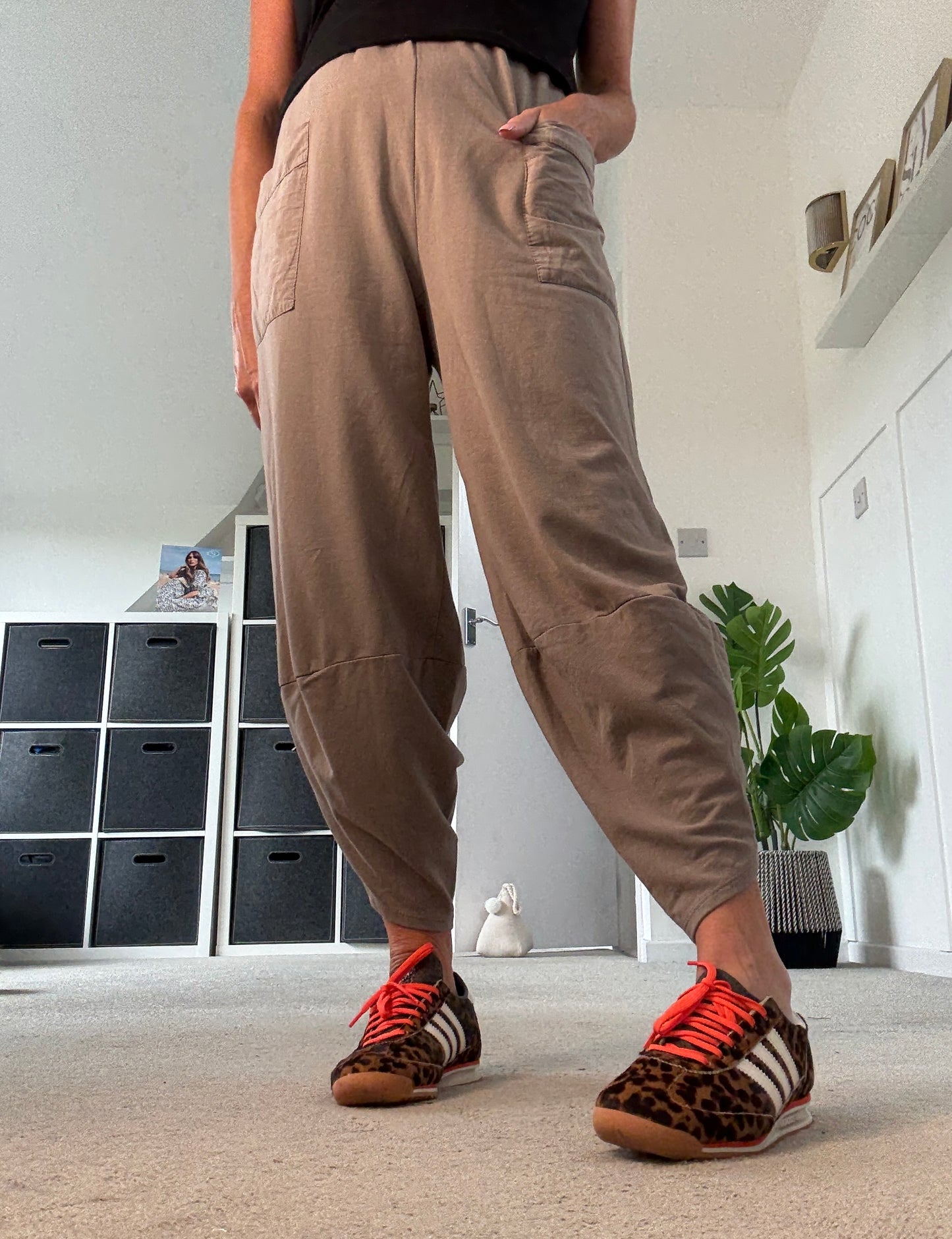 Sand Slim Barrel Cargo Joggers