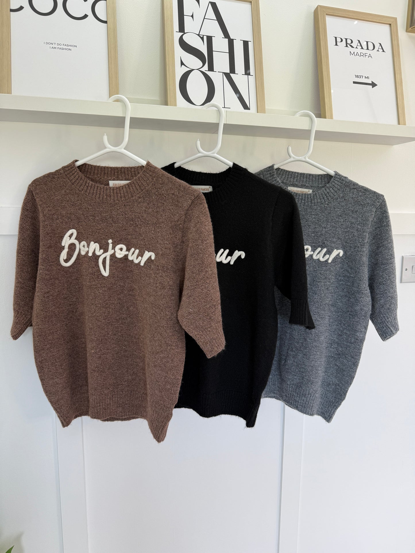 Bonjour Short Sleeve Jumper