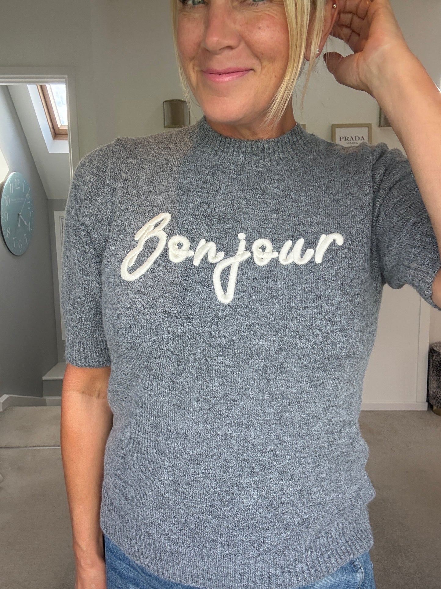 Bonjour Short Sleeve Jumper