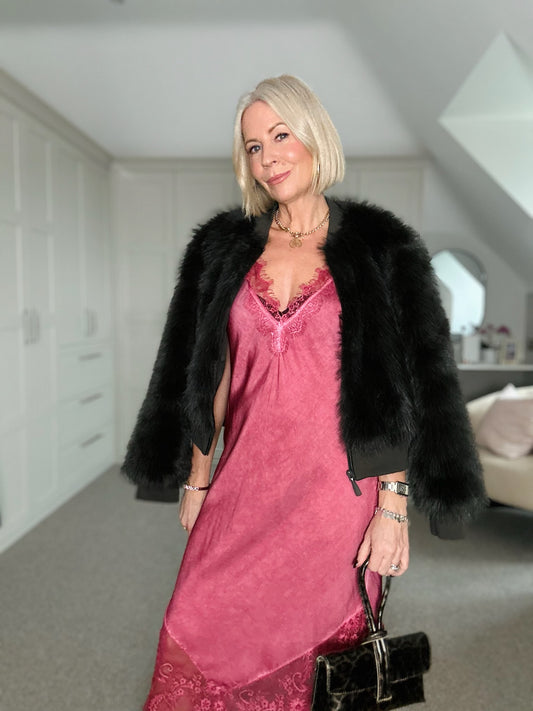 Manny Phantom Faux Fur Bomber Jacket