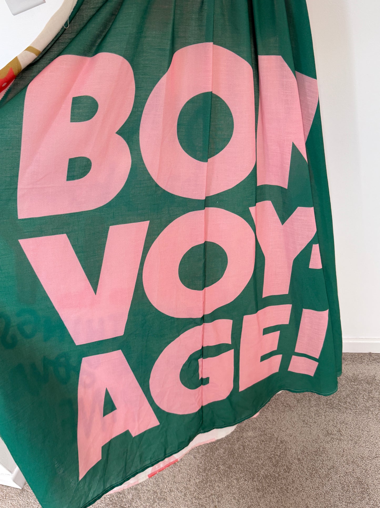 Bon Voyage Strappy Contrast Back Midi Dress