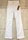 White Melly & Co Bootleg Jeans