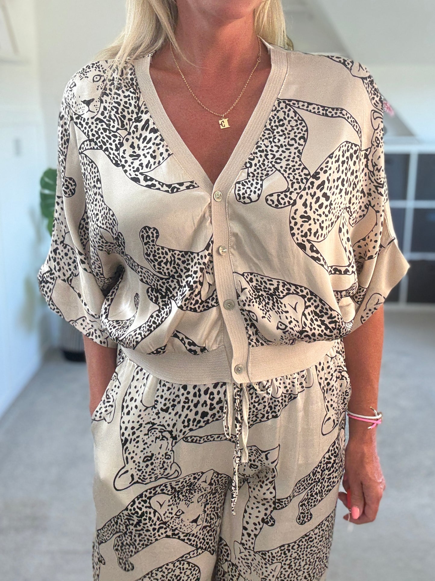 Giletta Puma Print Cardi/Jacket