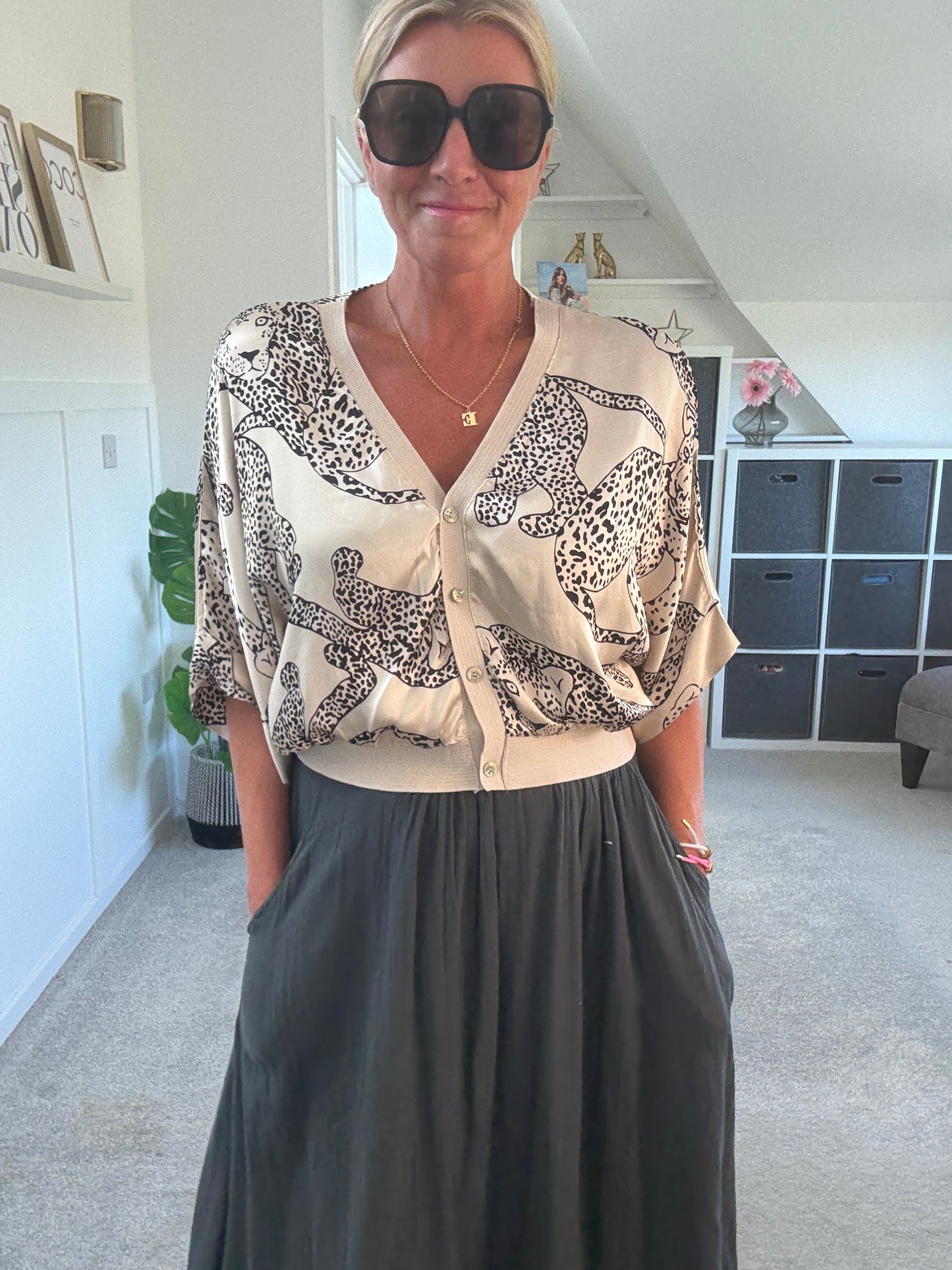 Giletta Puma Print Cardi/Jacket