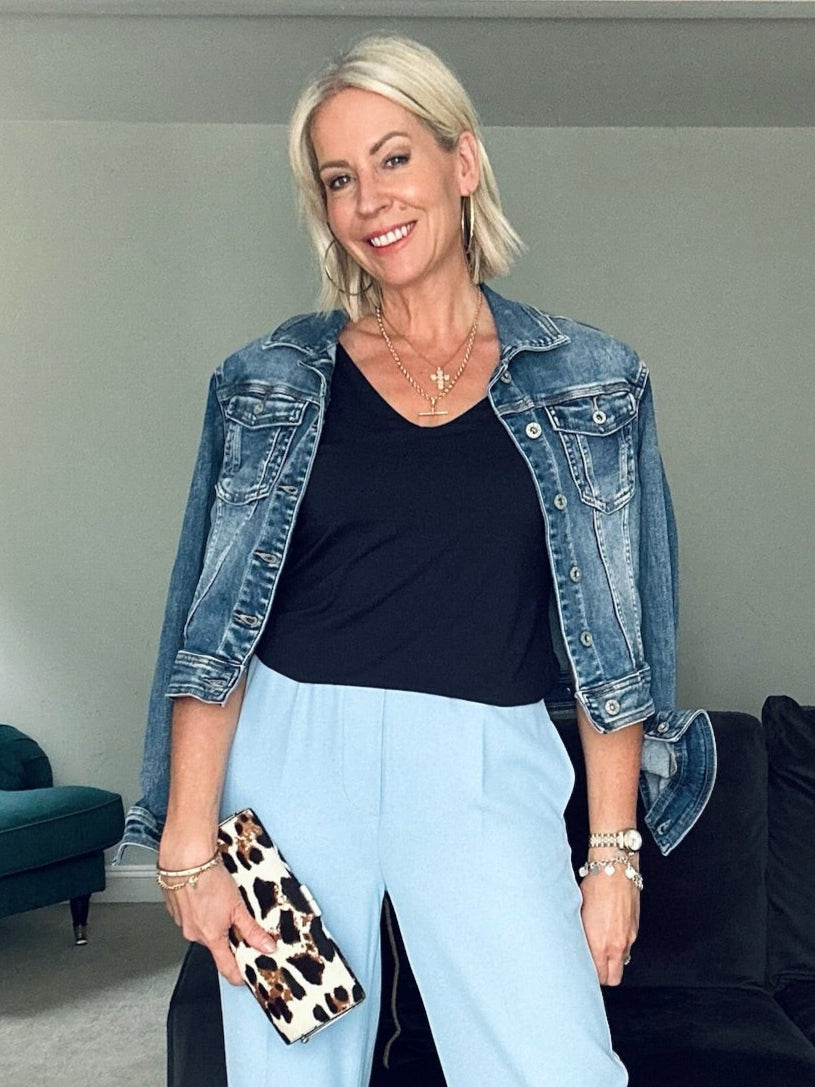 Melly & Co Angel Wing Denim Jacket