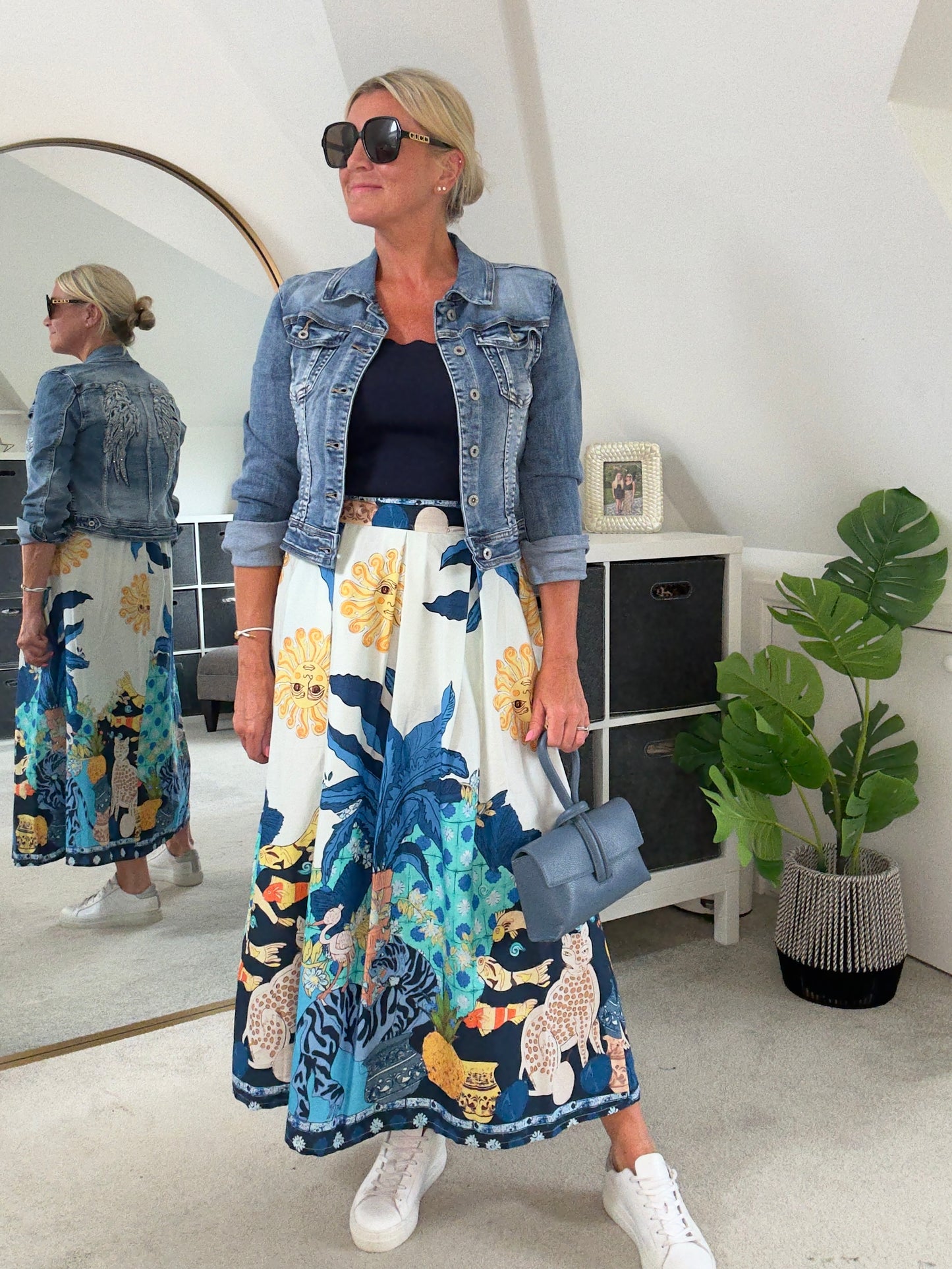 Melly & Co Angel Wing Denim Jacket