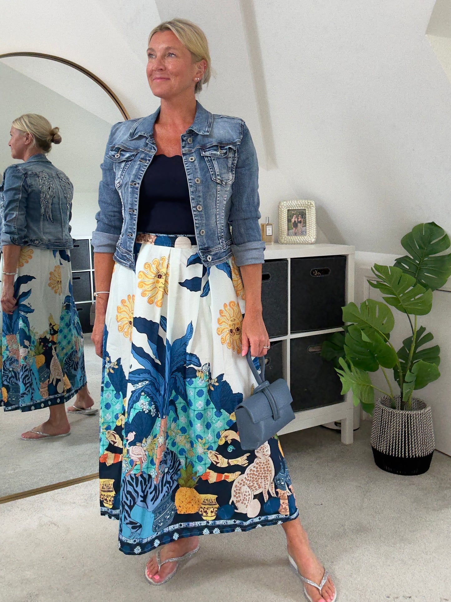 Melly & Co Angel Wing Denim Jacket