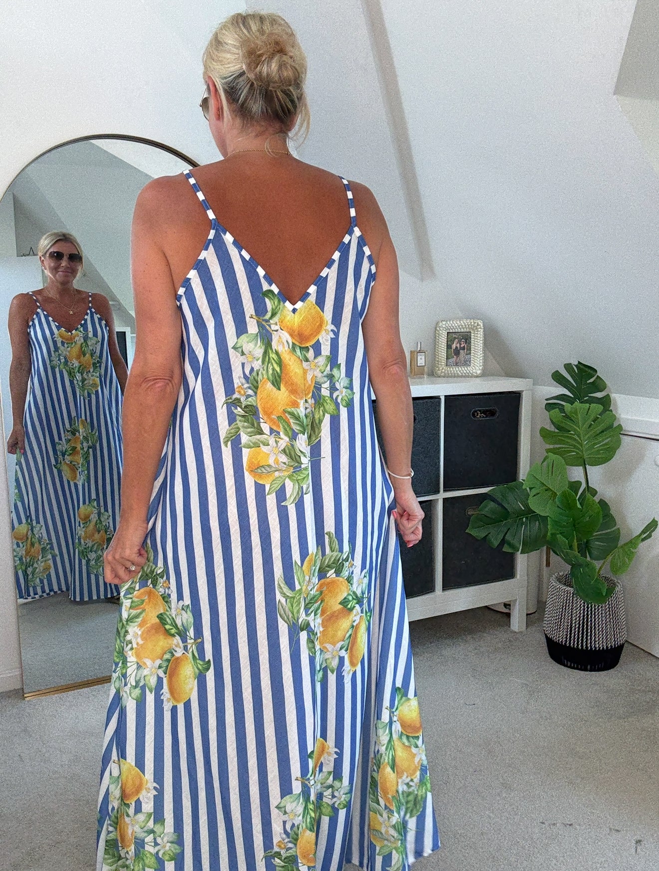 Lobster Print Floaty Maxi Dress