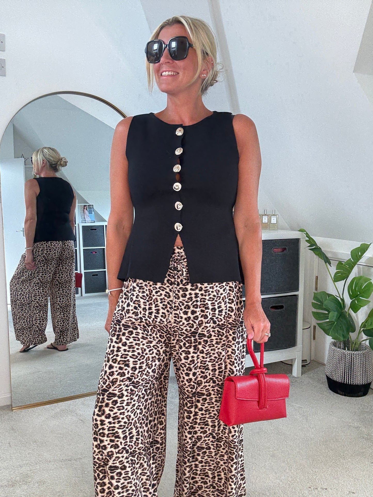 Black Waistcoat with Gold Buttons