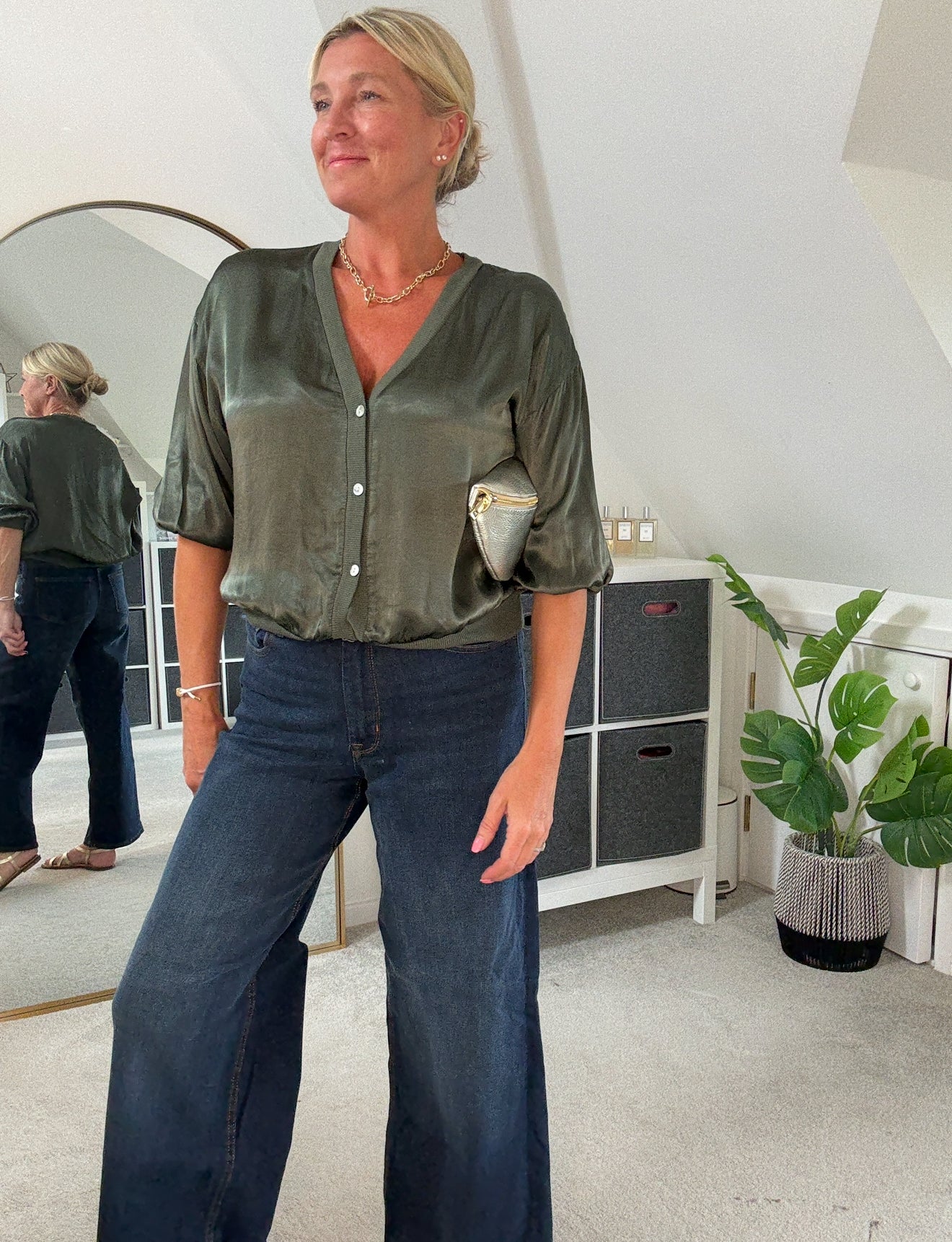 Giletta Khaki Cardi/Jacket