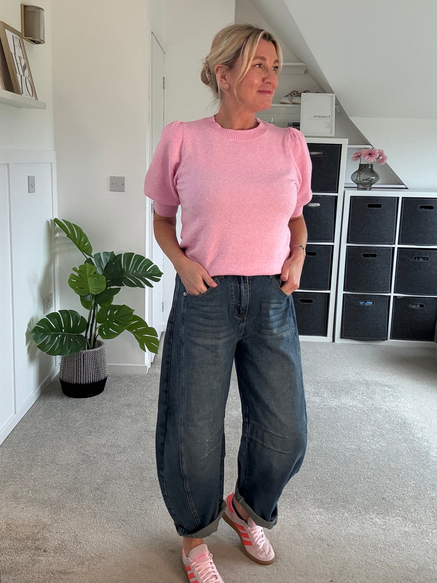 Bonbon Puff 2/4 Sleeve Jumper