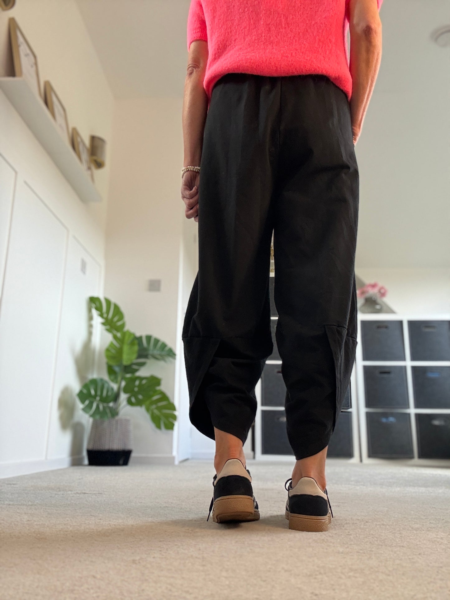 Chocolate Slim Barrel Cargo Joggers