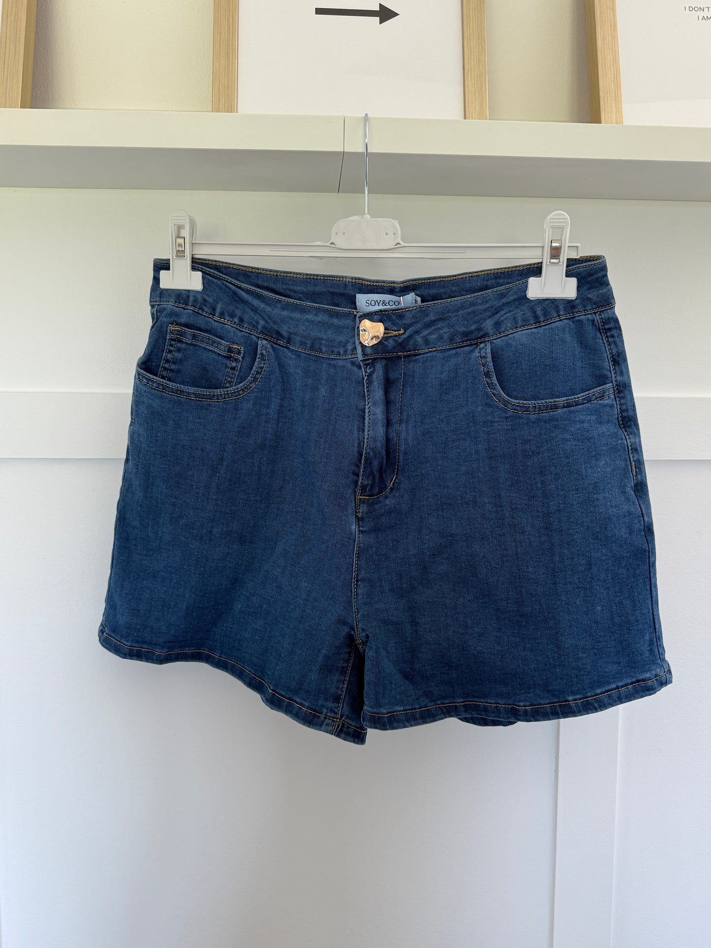 Denim Shorts Co Ord