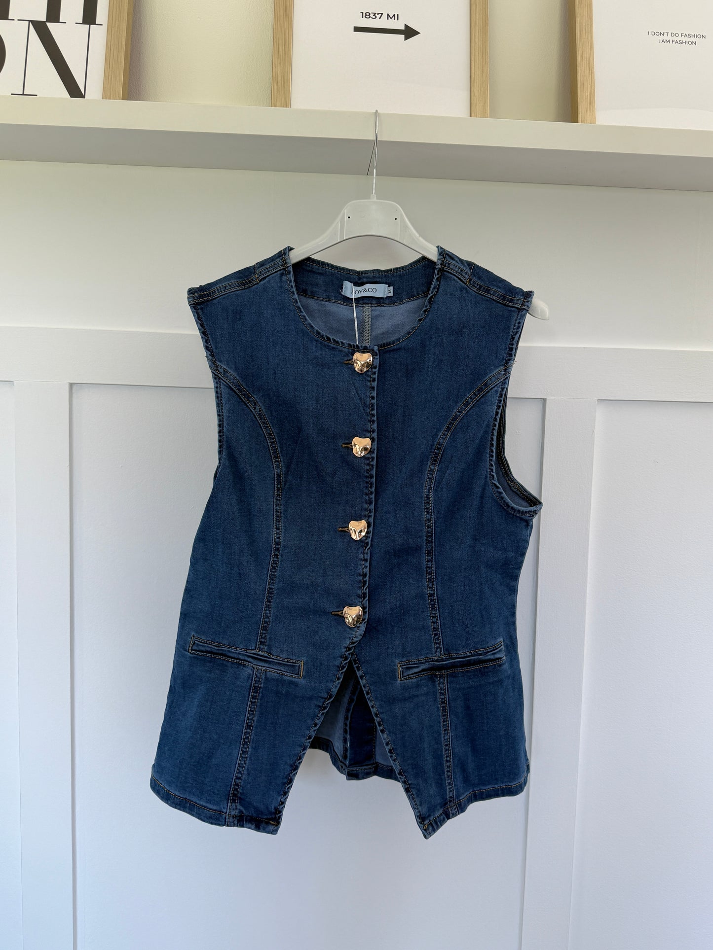 Denim Shorts Co Ord