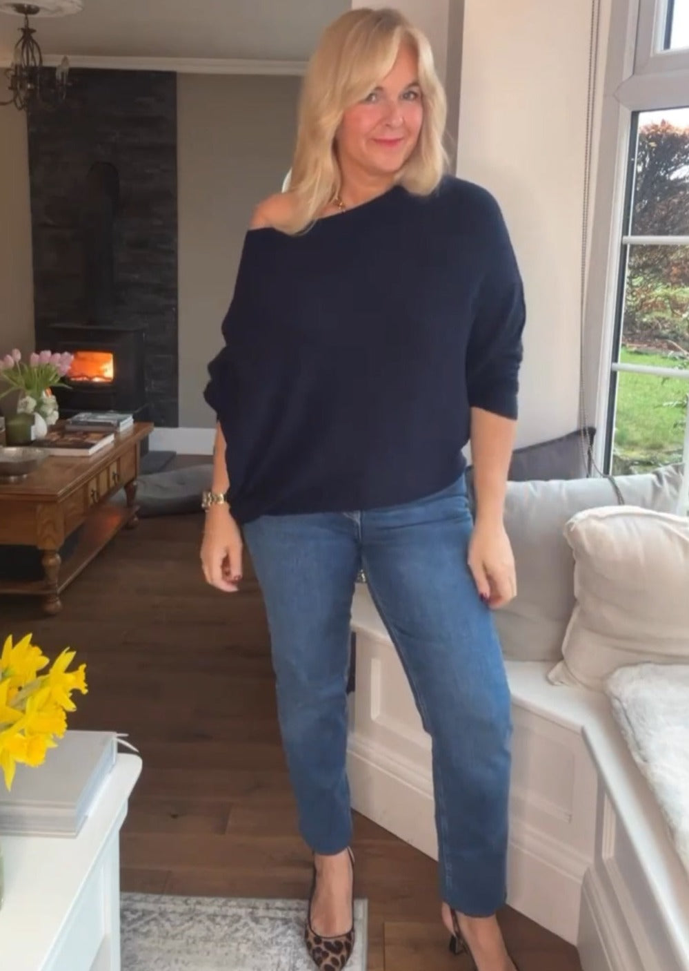 Asymmetric Batwing Jumper