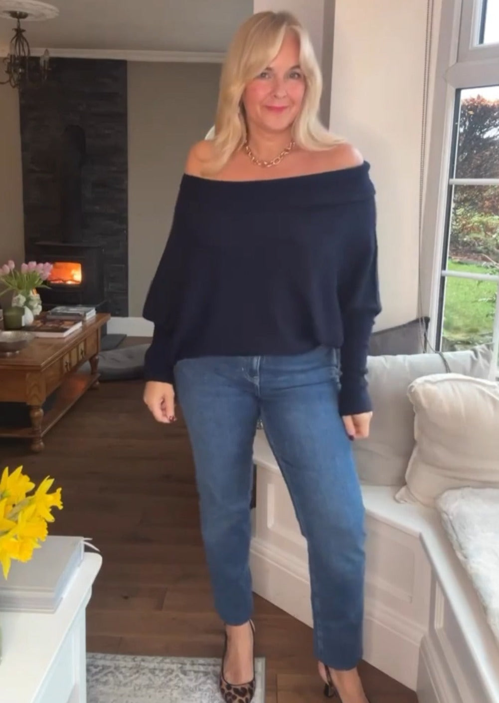 Asymmetric Batwing Jumper