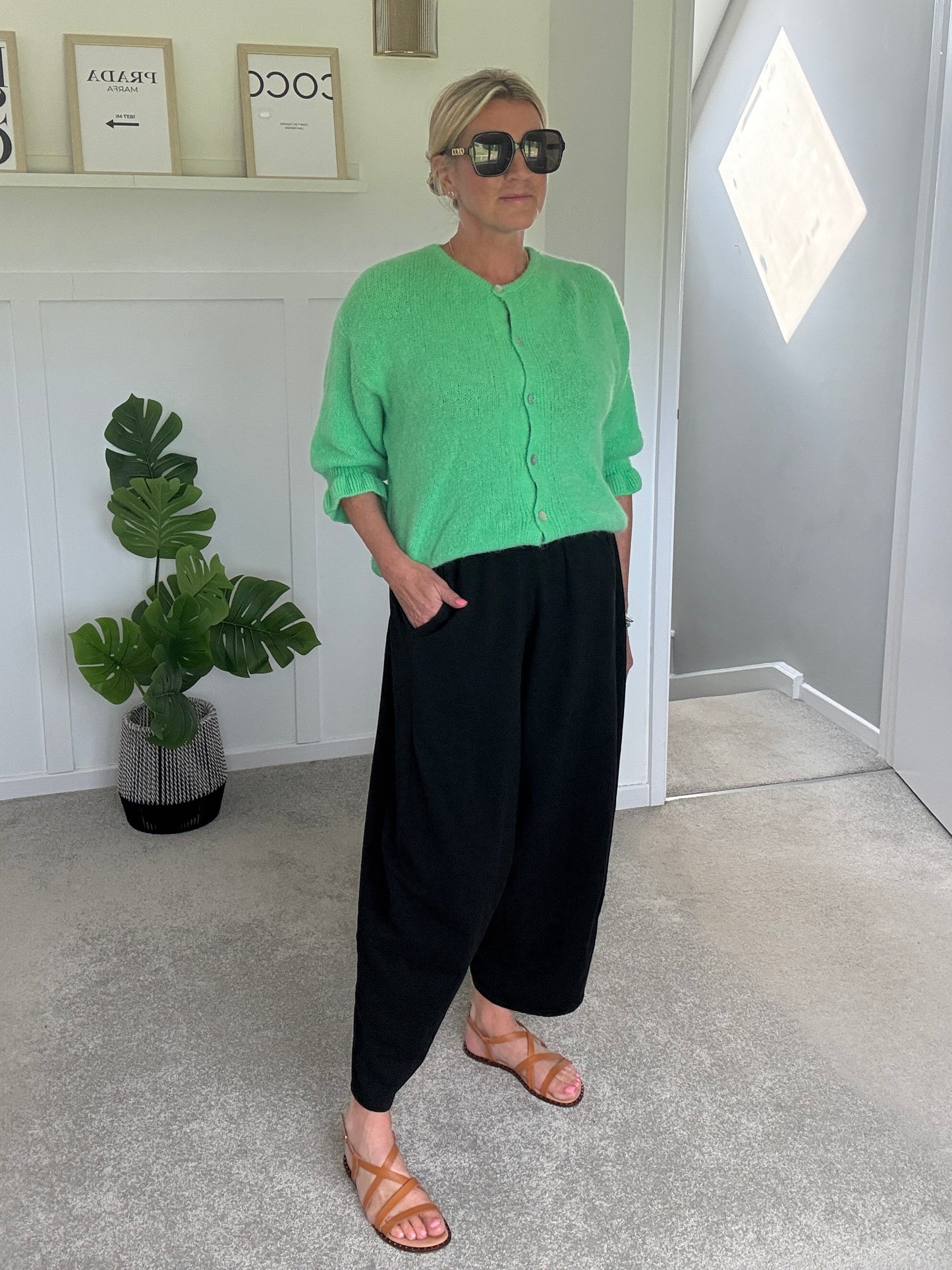 Sand Relaxed Fit Barrel Joggers