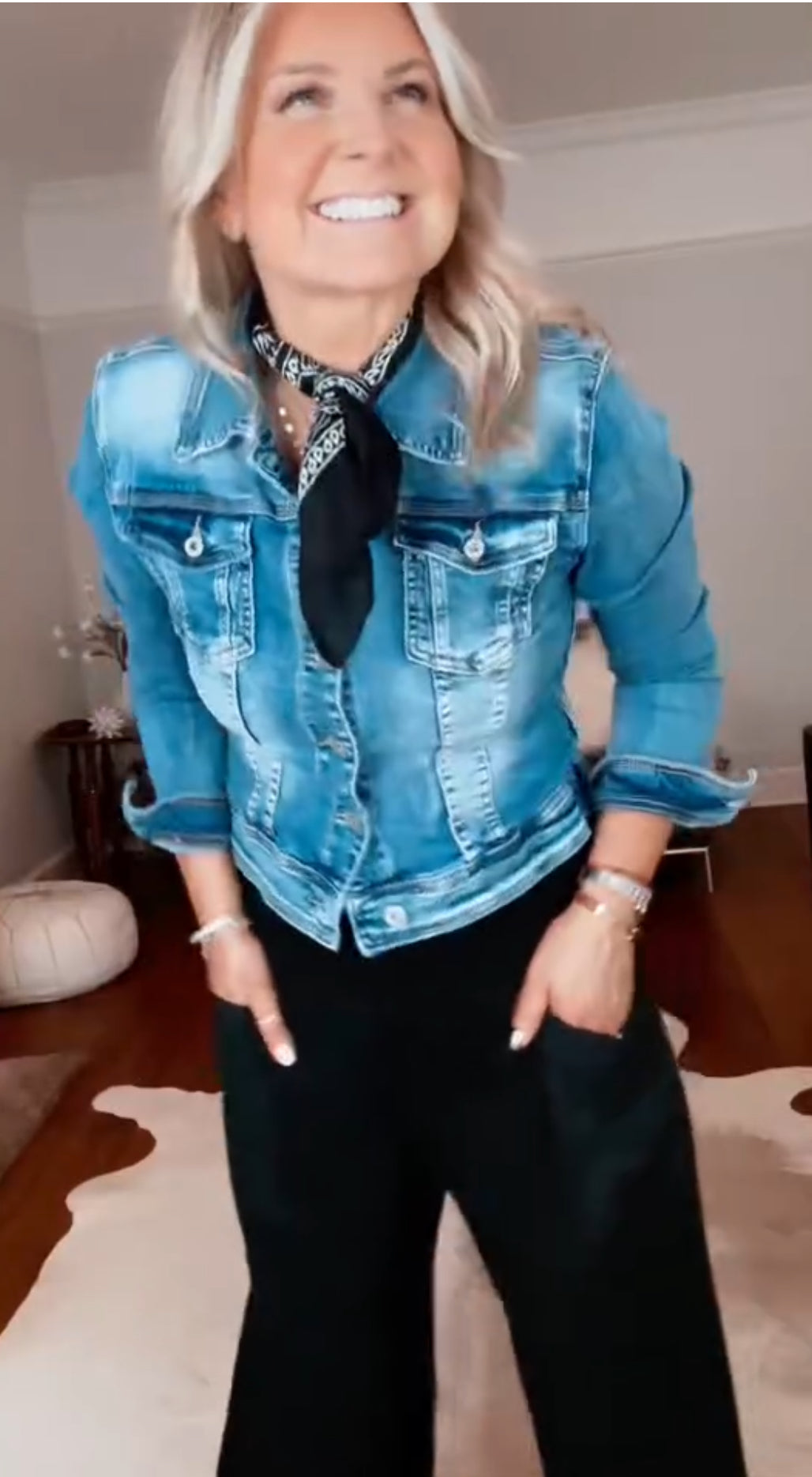 Melly & Co Angel Wing Denim Jacket