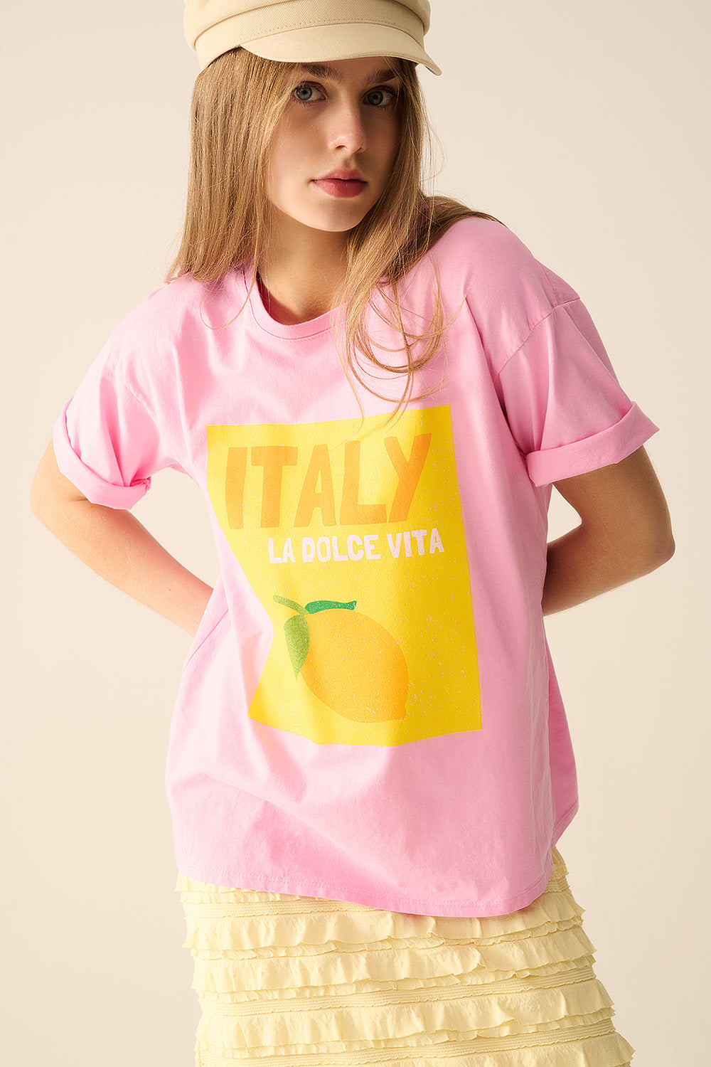 White ITALY La Dolce Vita 🍋 T Shirt