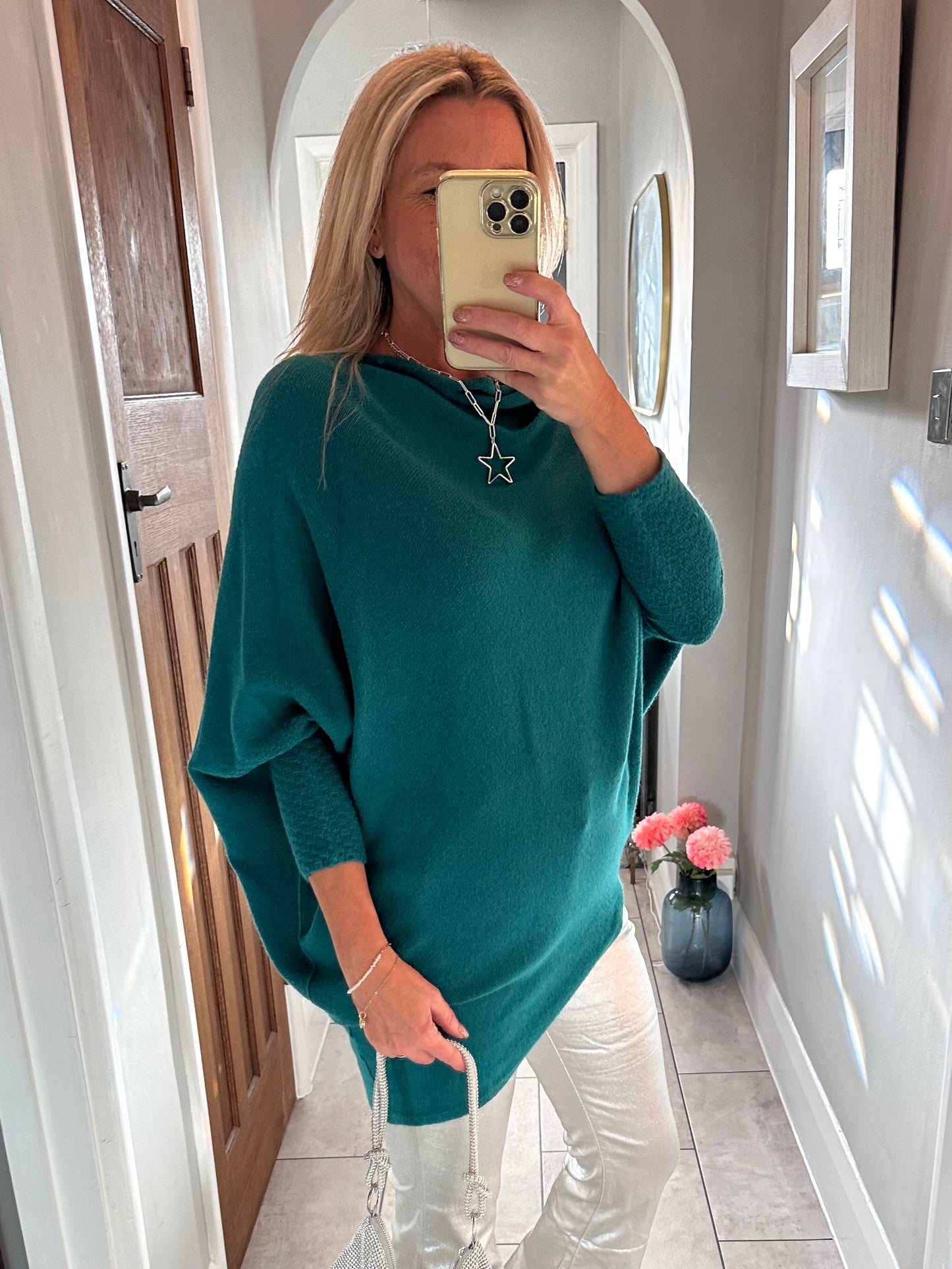 Asymmetric Batwing Jumper (Lots of Colours)